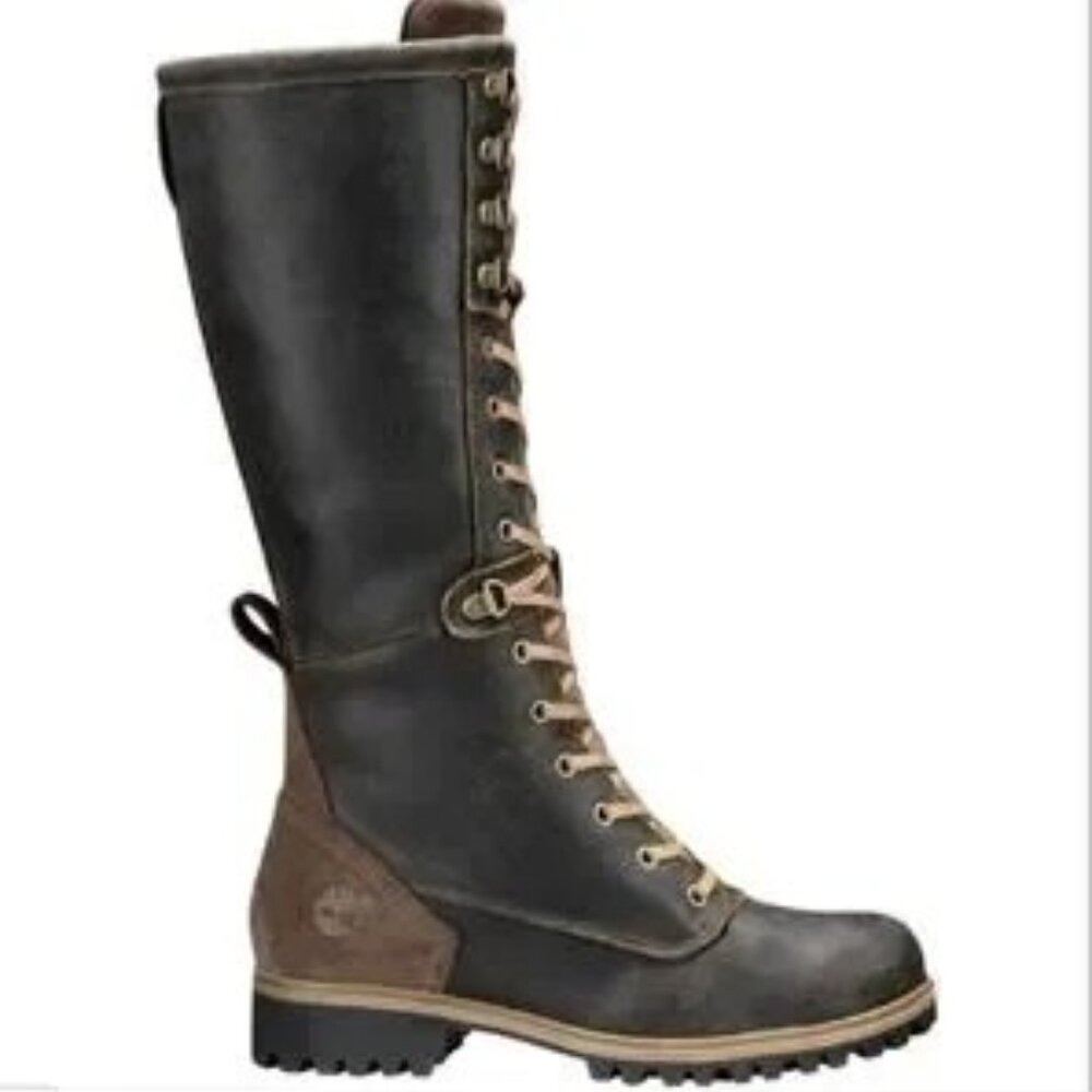 Timberland Distressed Brown Tall Boots